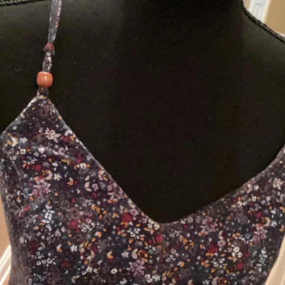 Women’s Floral Slip Dress in Deep Purple Size Small - Picture 2 of 7